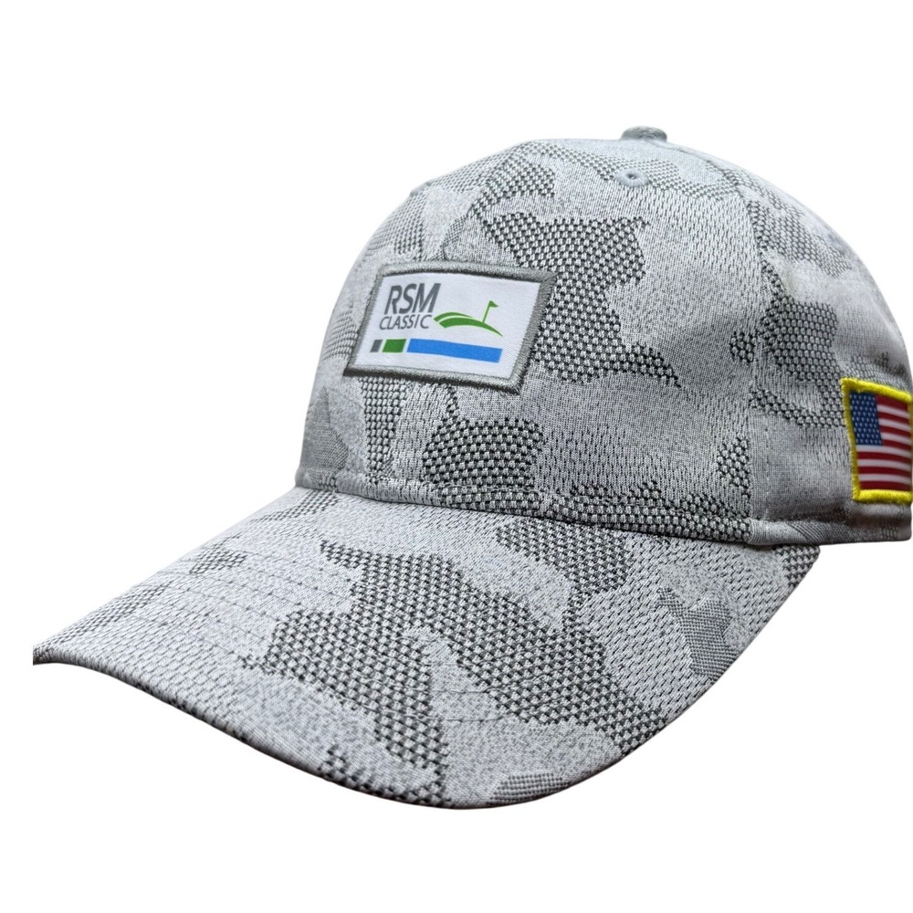 Imperial RSM Classic Golf Hat Grey Camo Support Our Troops Snapback Mens OSFA